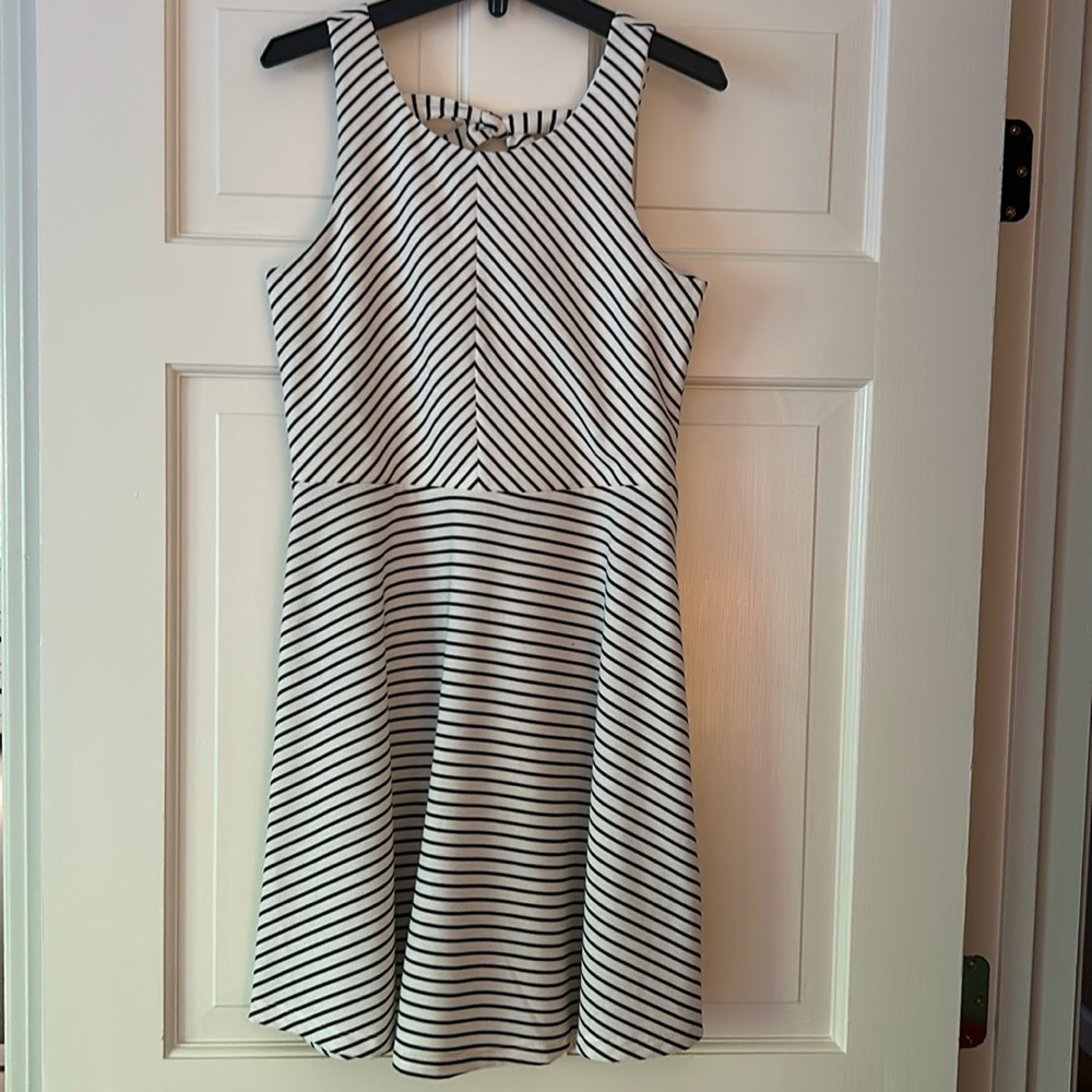 Zunie striped girls dress size 14
